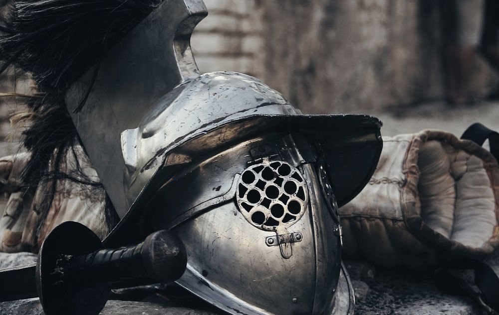 Gladiator helmet