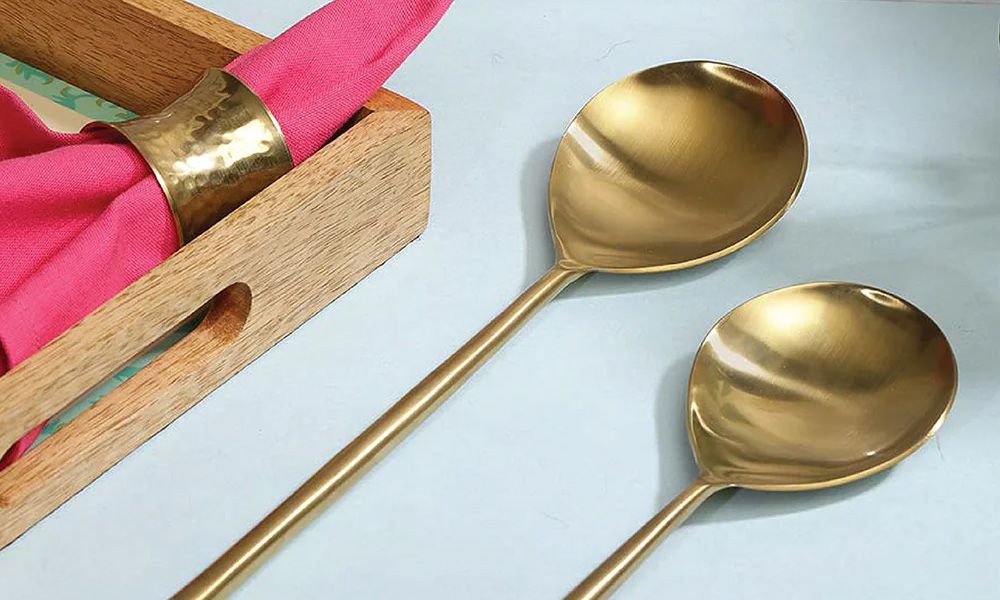 Gold spoon