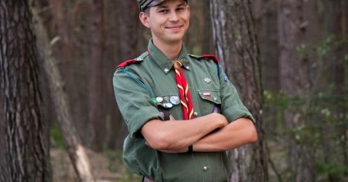 Smiling scout
